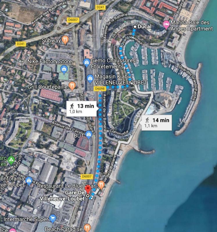 Ferienwohnung FAME - Marina baie des Anges Villeneuve-Loubet Exterior foto